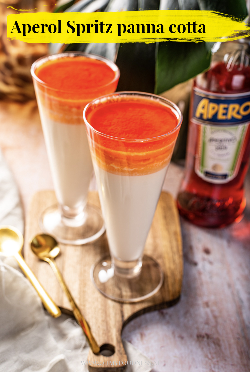 Aperol Spritz panna cotta