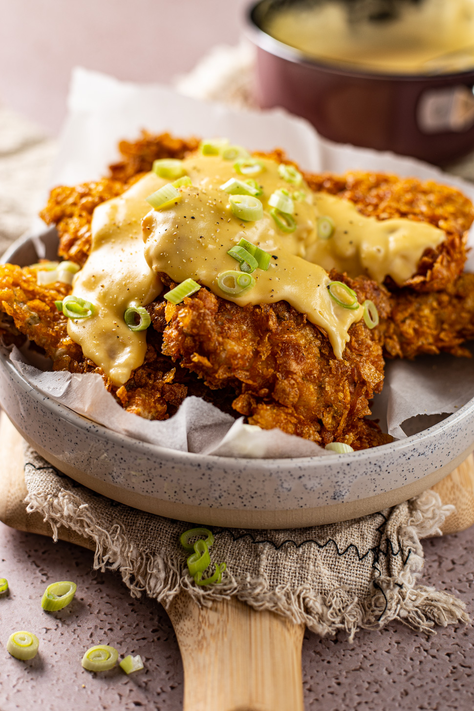 Cheese fried chicken