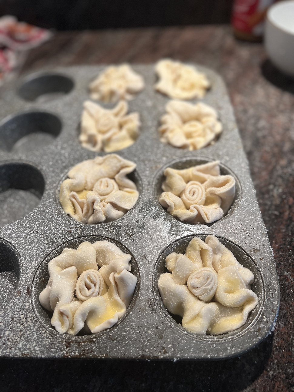 Kouign Amann voor het bakken