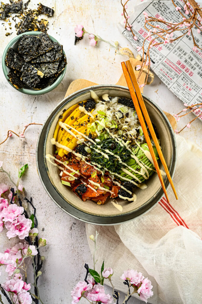 spicy zalm bowls