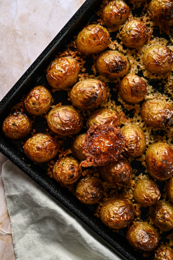 aardappels uit de oven met parmezaan