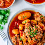 pulled chicken recept