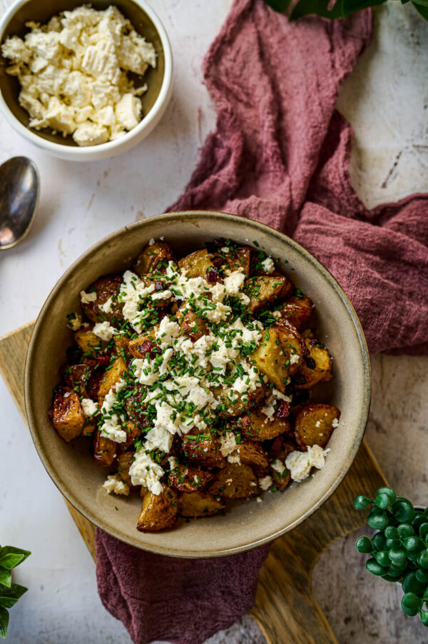 krokante aardappels uit de oven