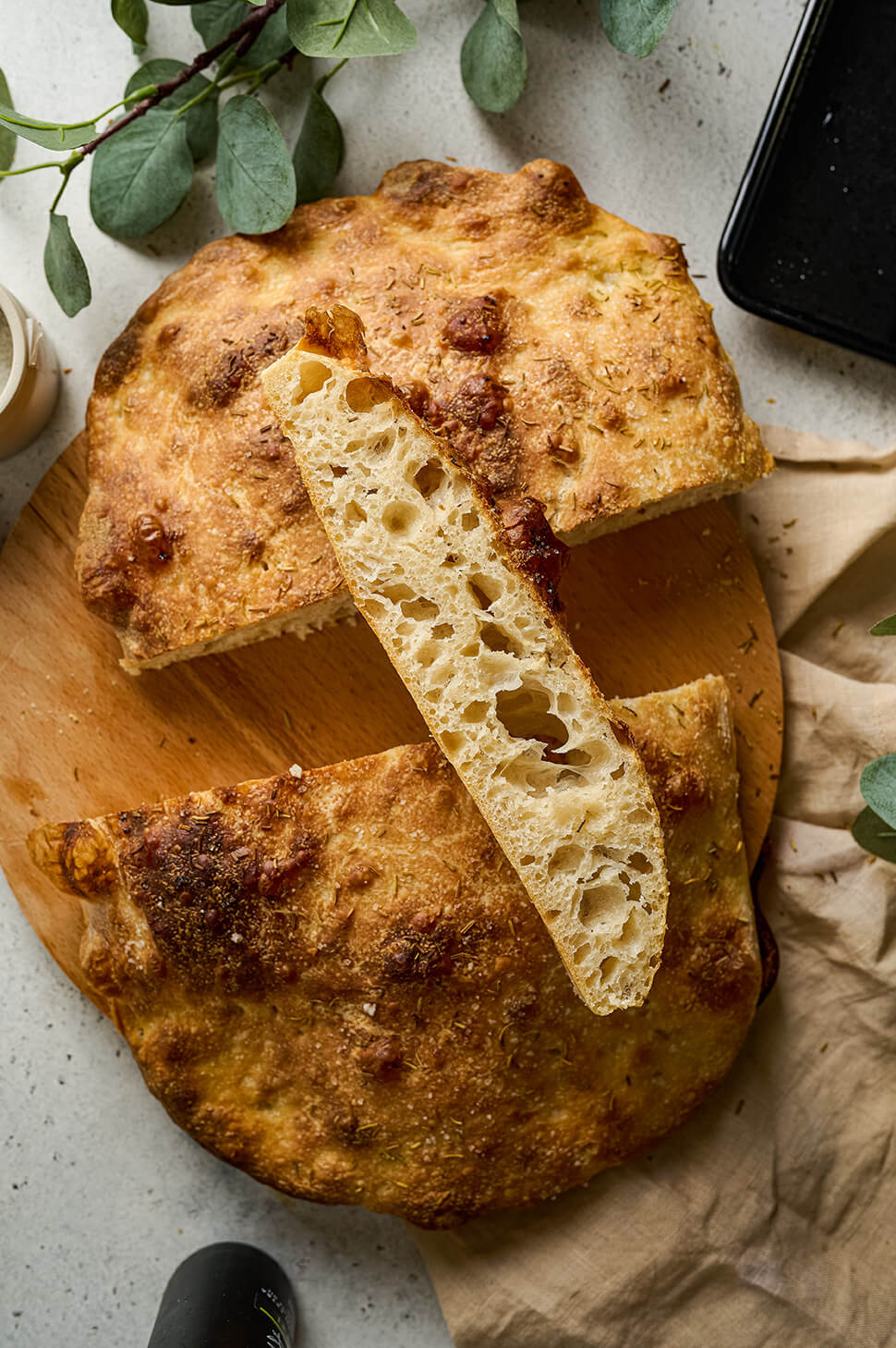 focaccia van zuurdesem