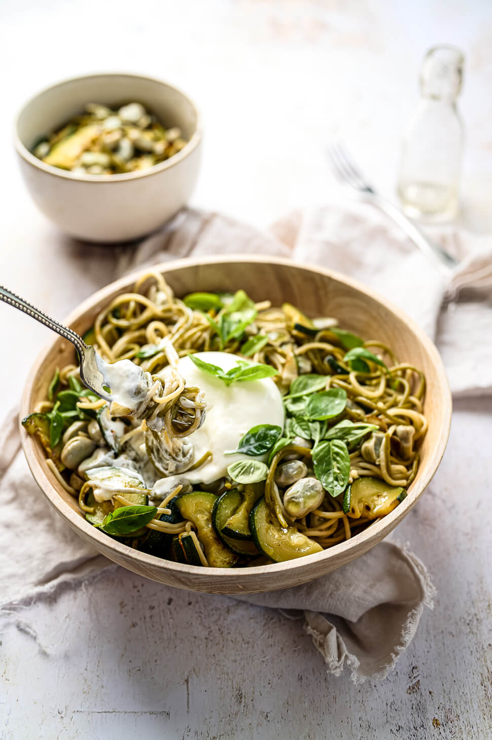 spaghetti met courgette