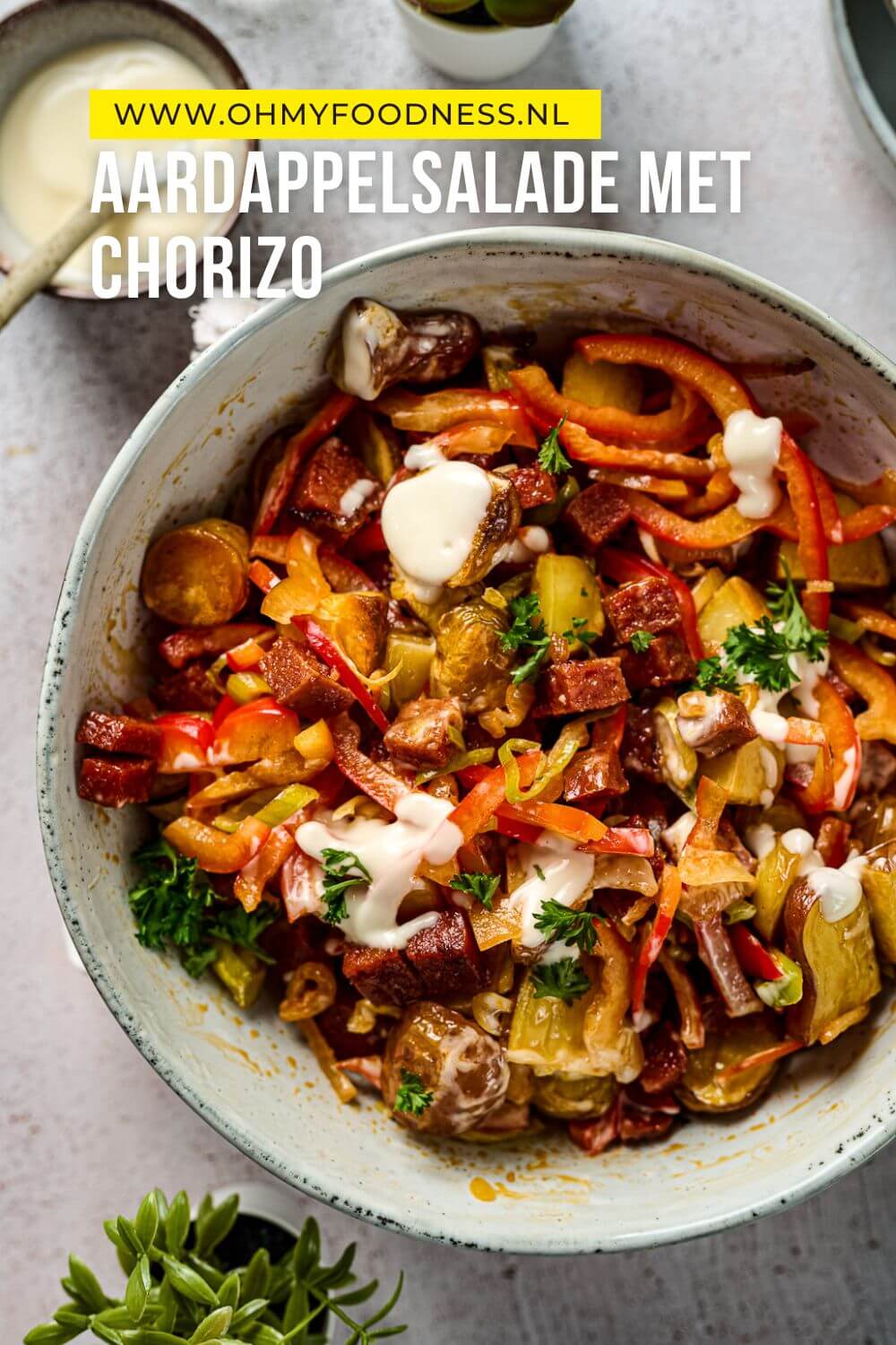 aardappelsalade chorizo