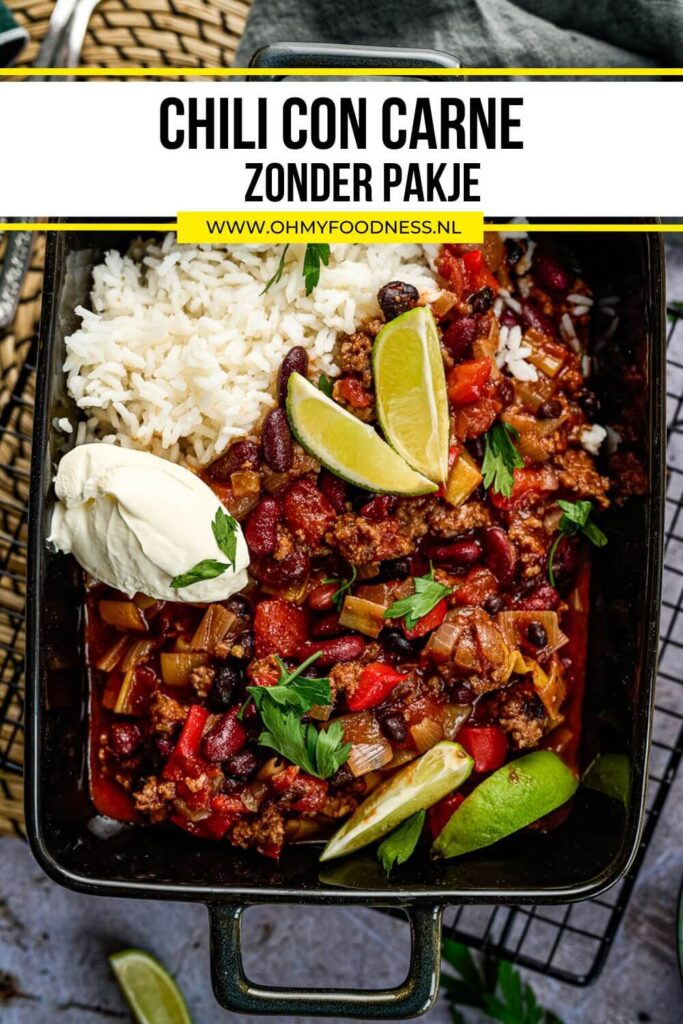 Chili con carne zonder pakje OhMyFoodness