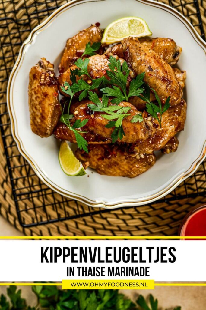 Kippenvleugeltjes in Thaise marinade OhMyFoodness