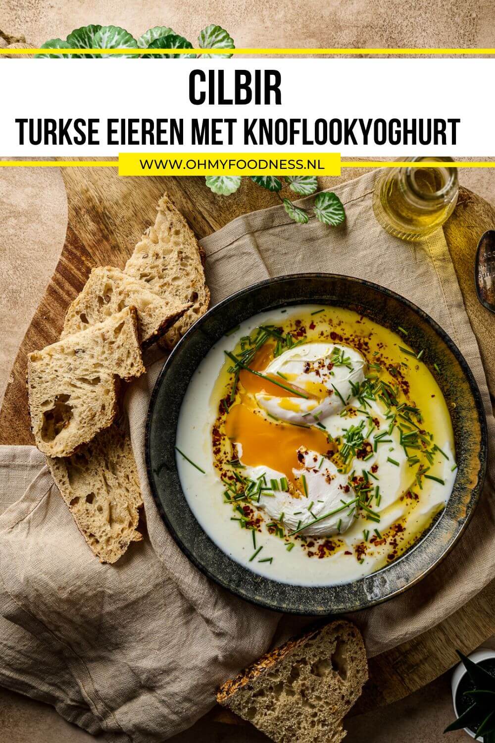 Turkse eieren met yoghurt