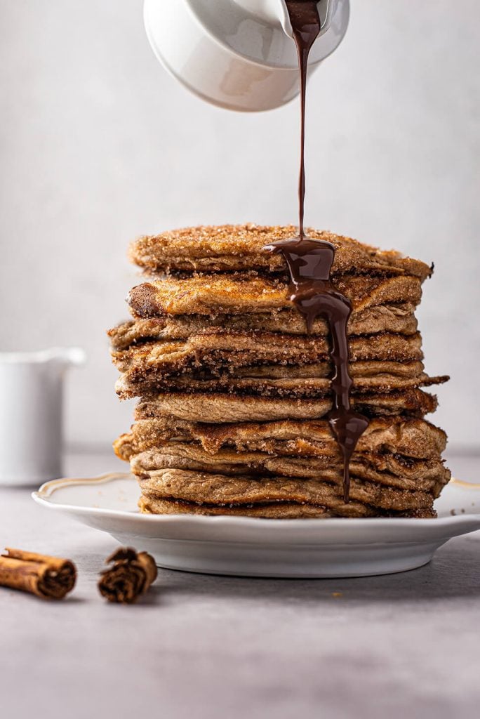 churro pancakes