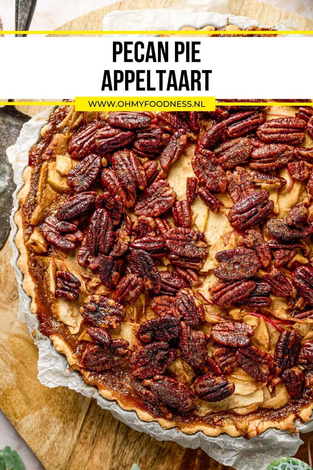 pecannoten appeltaart