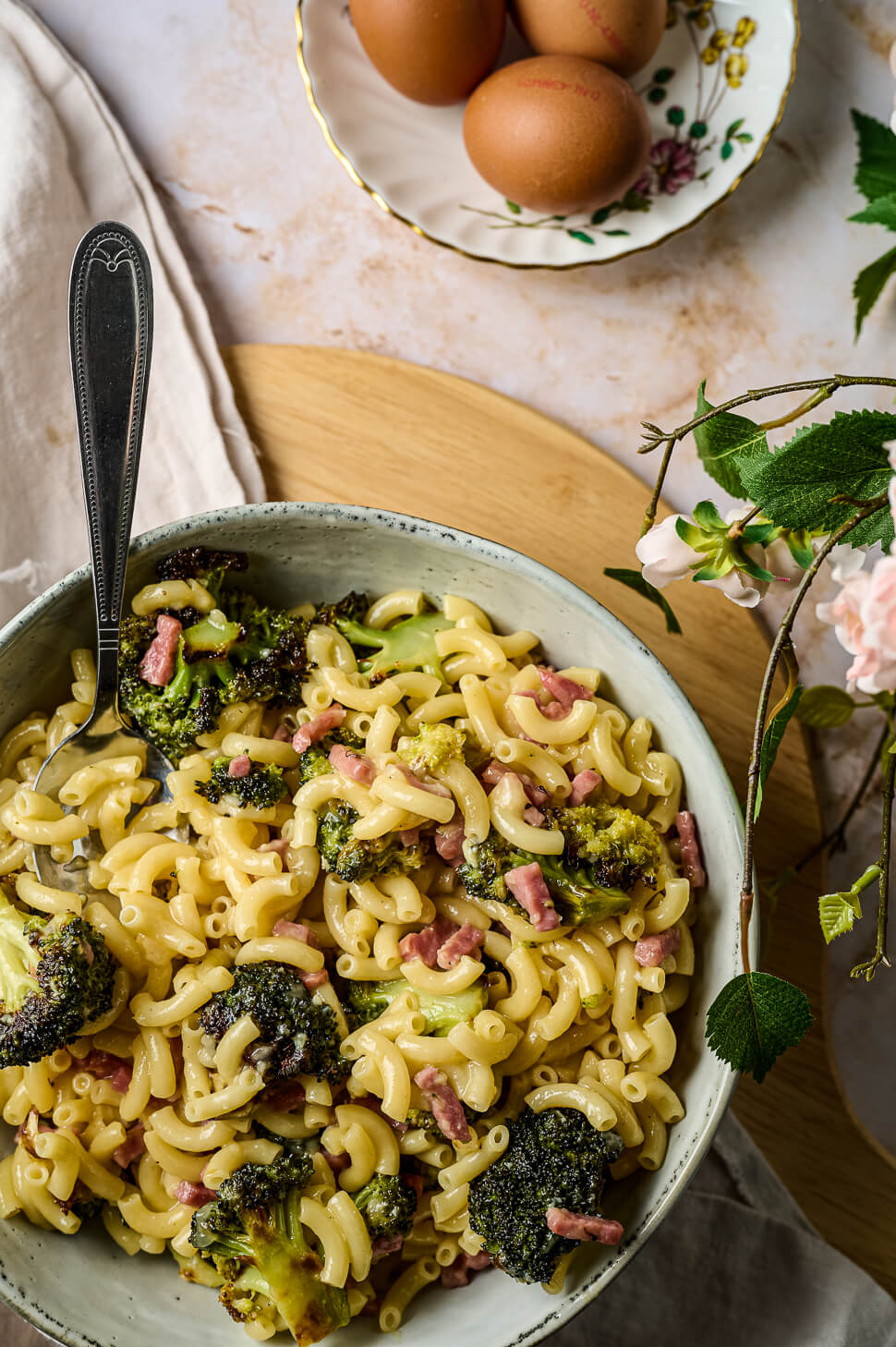 Macaroni carbonara