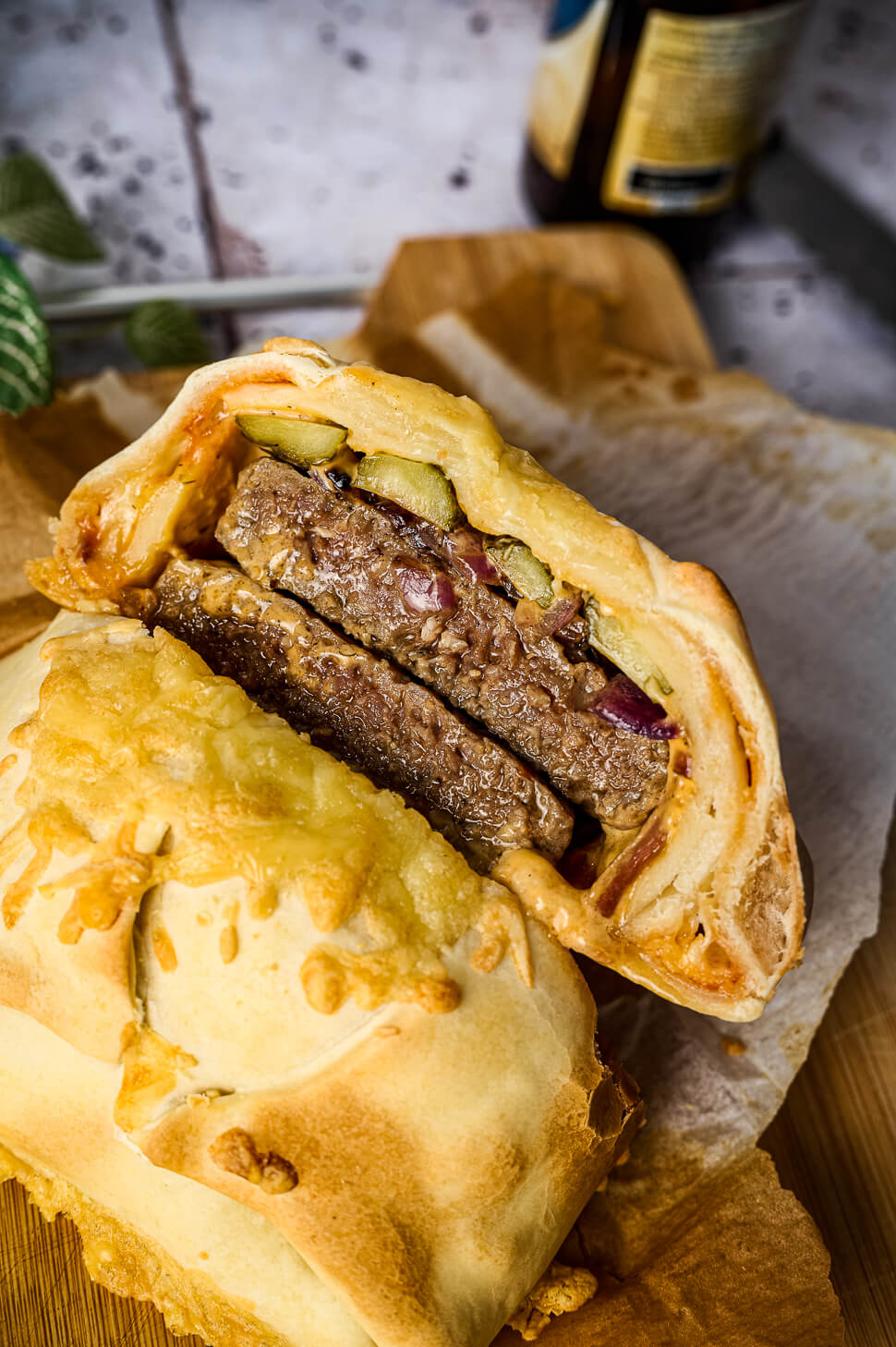 calzone burger