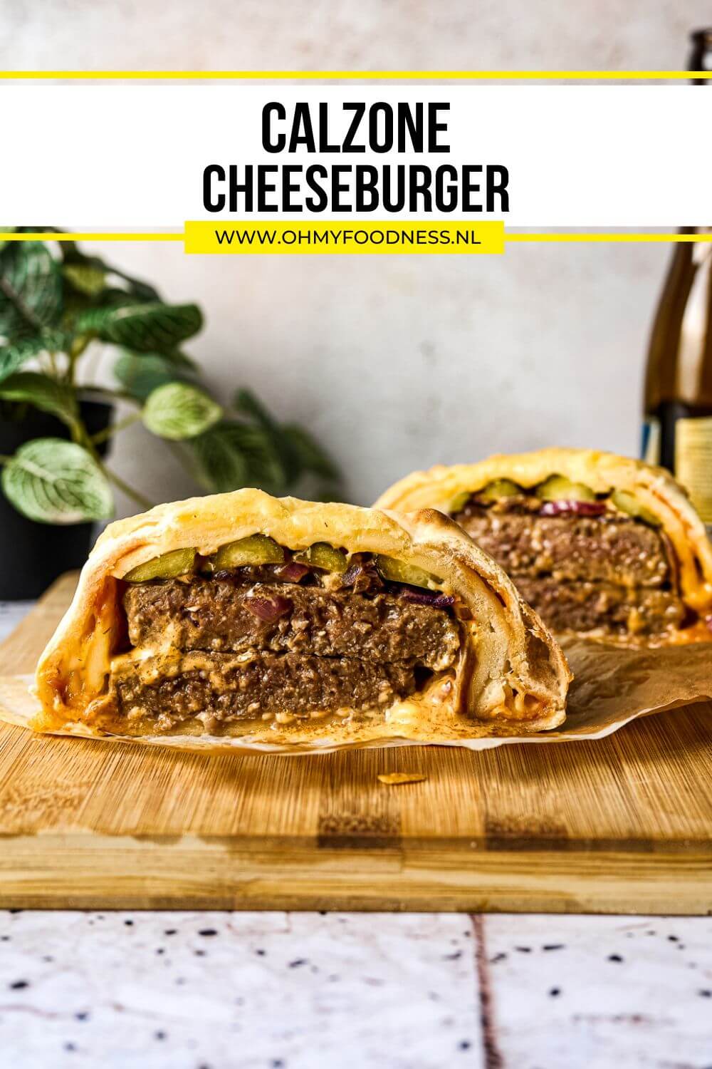 cheeseburger pizza maken