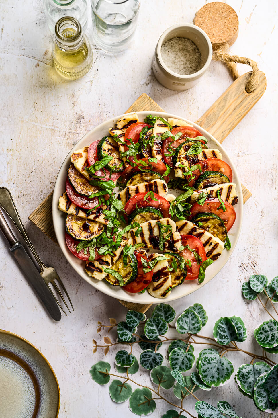 caprese salade krans