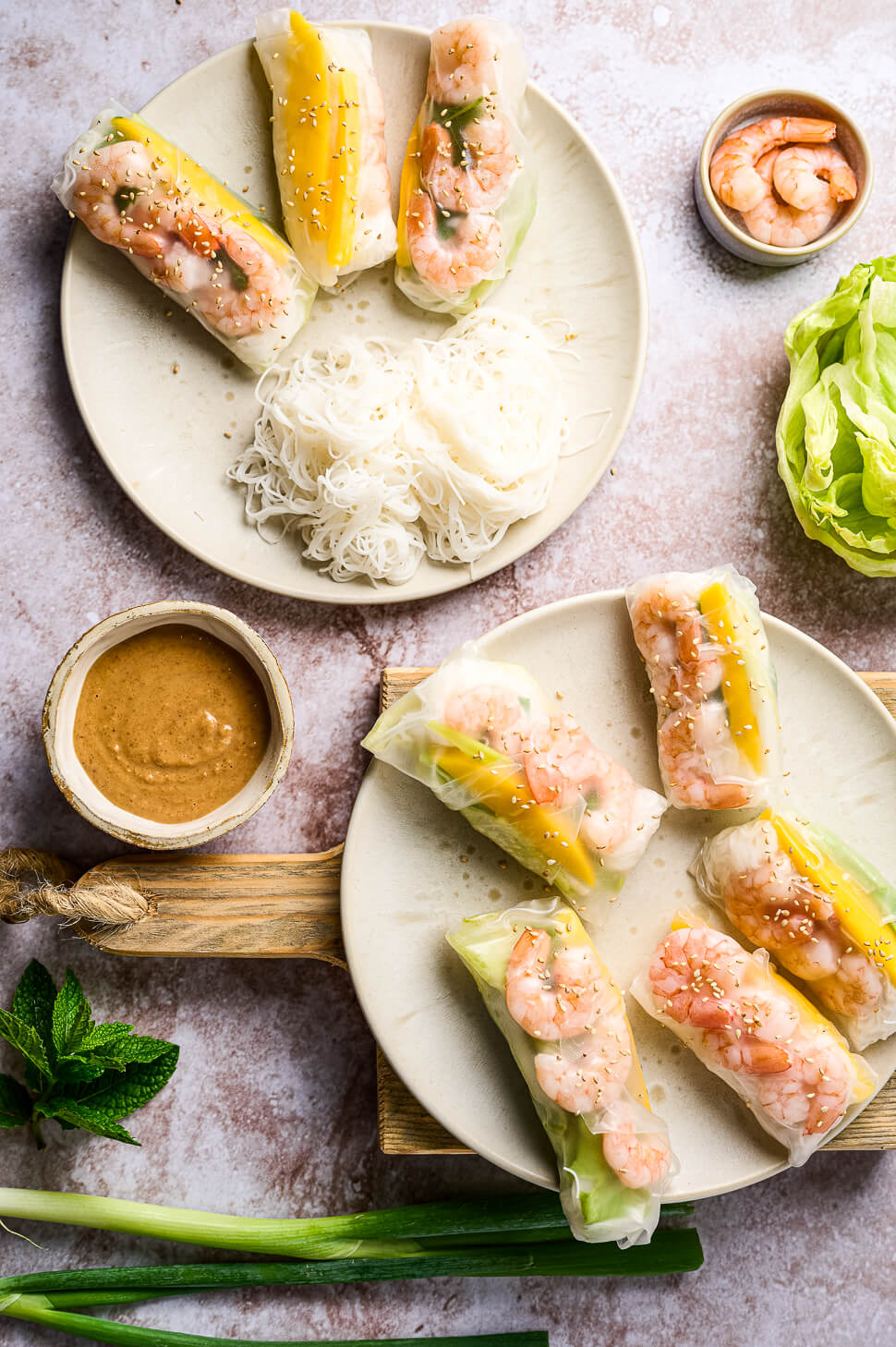 summer rolls garnalen