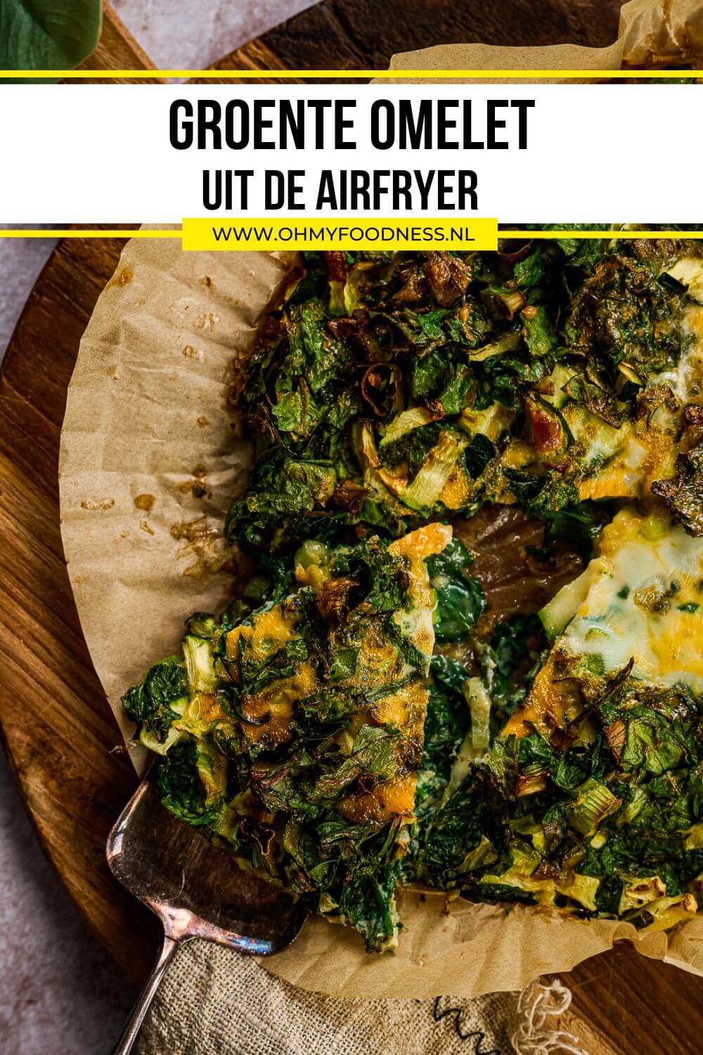 Airfryer groente omelet