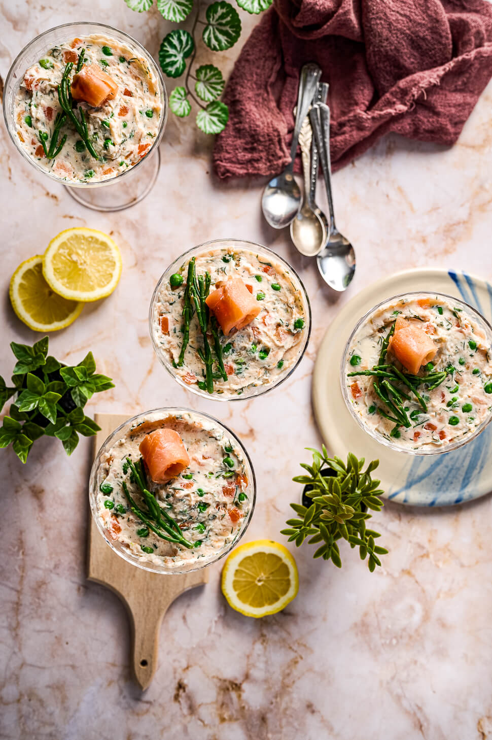 voorgerecht gerookte zalm