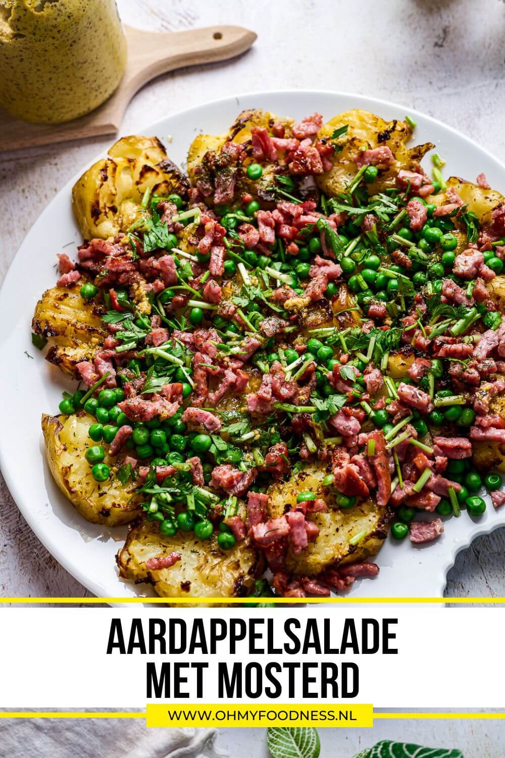 aardappelsalade smashed potatoes