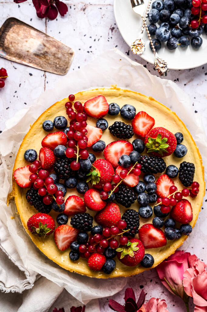 zomercheesecake fruit