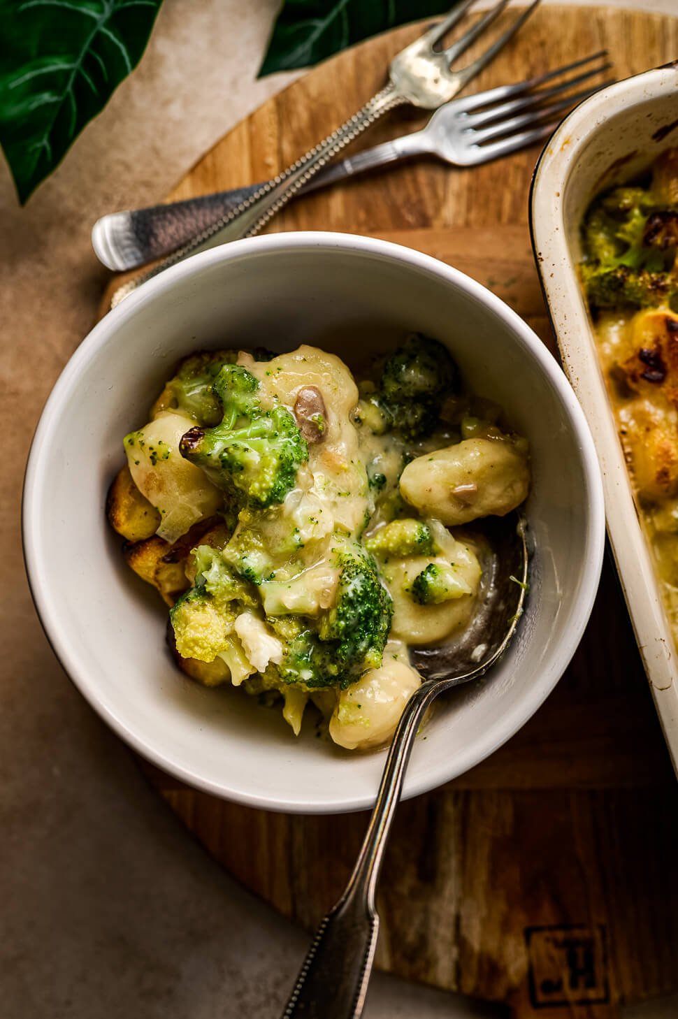 gegratineerde broccoli