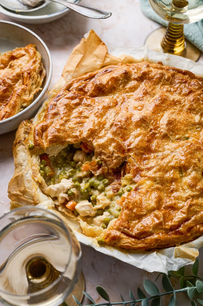 Chicken pot pie recept