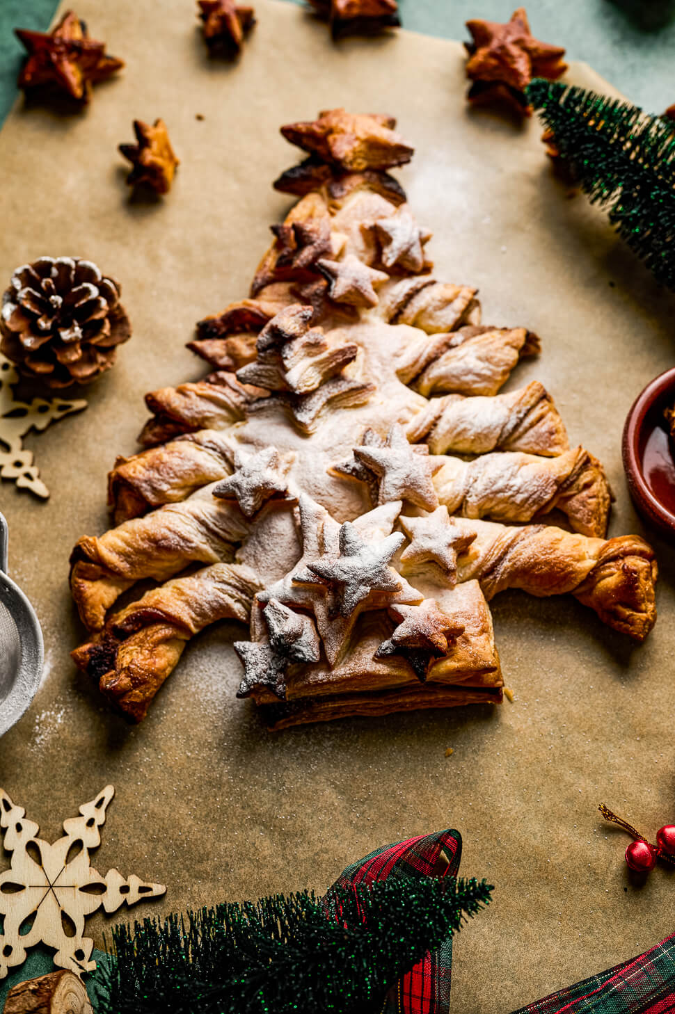 bladerdeeg kerstboom speculoos