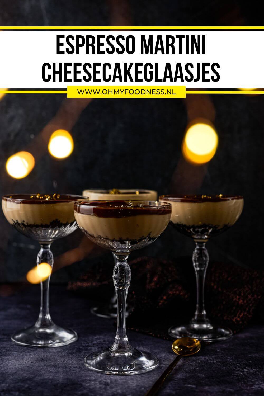 cheesecakeglaasjes espresso martini