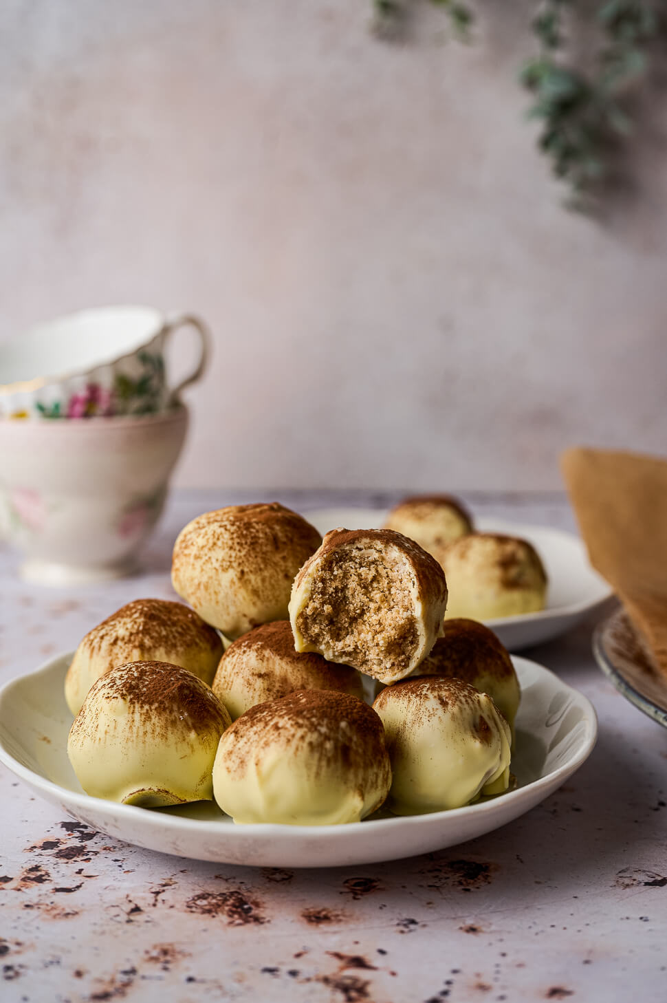 tiramisu truffels