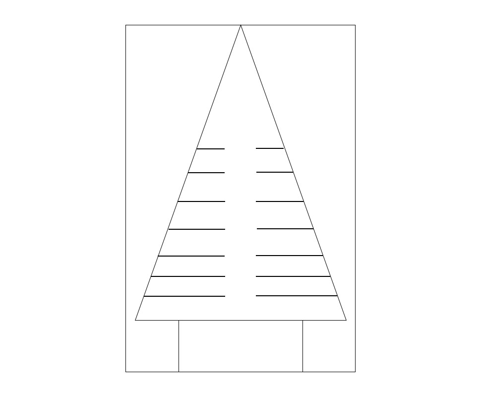 kerstboom snij instructies