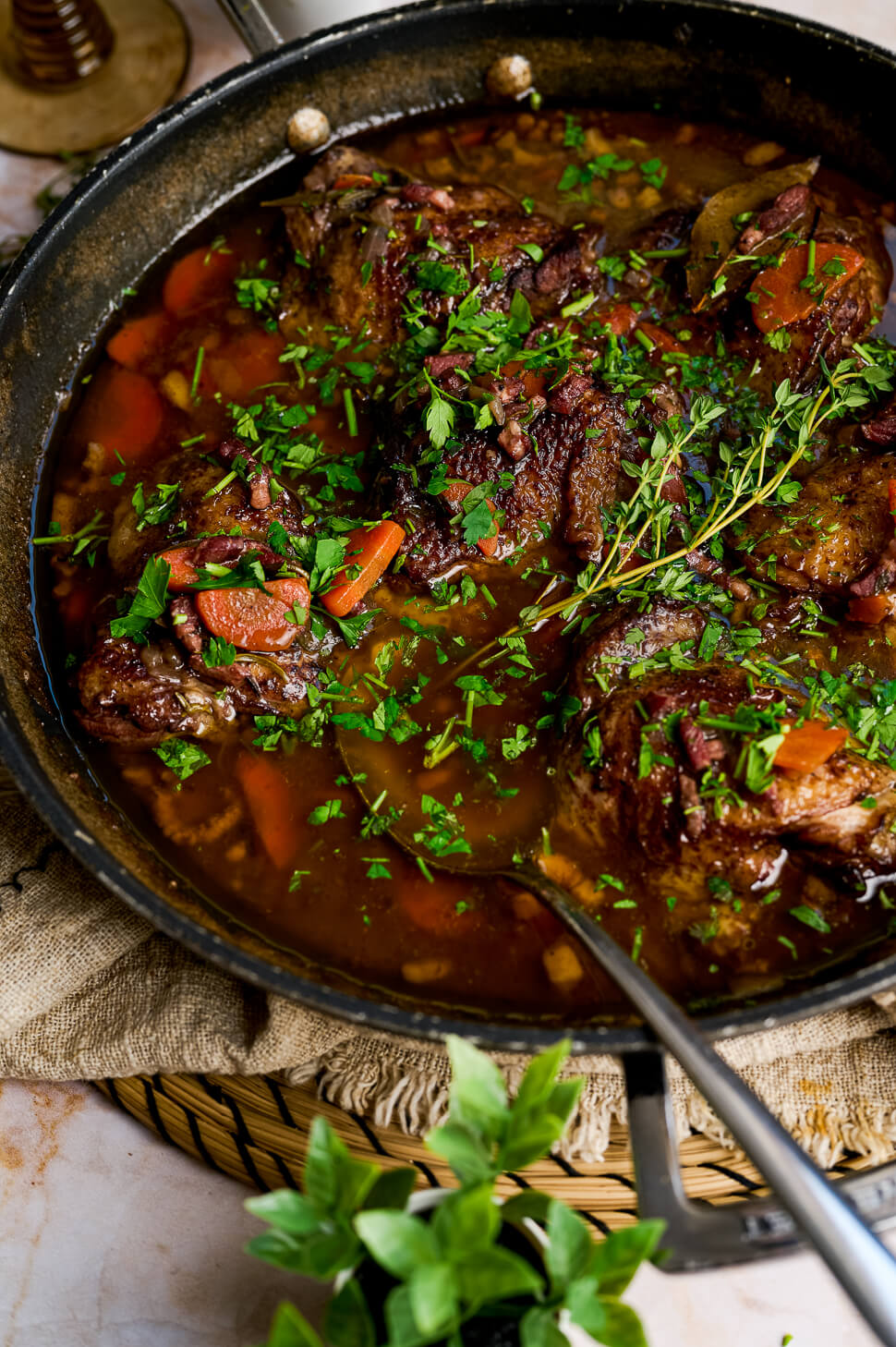 coq au vin recept