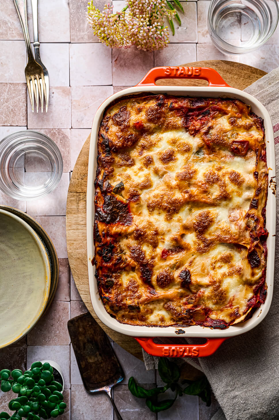 vegetarische lasagne maken