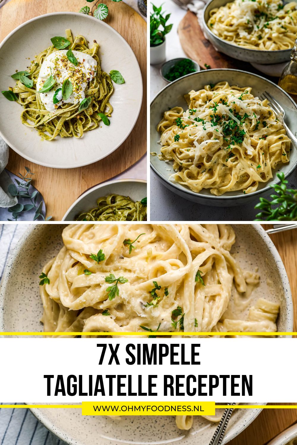 simpele tagliatelle recepten