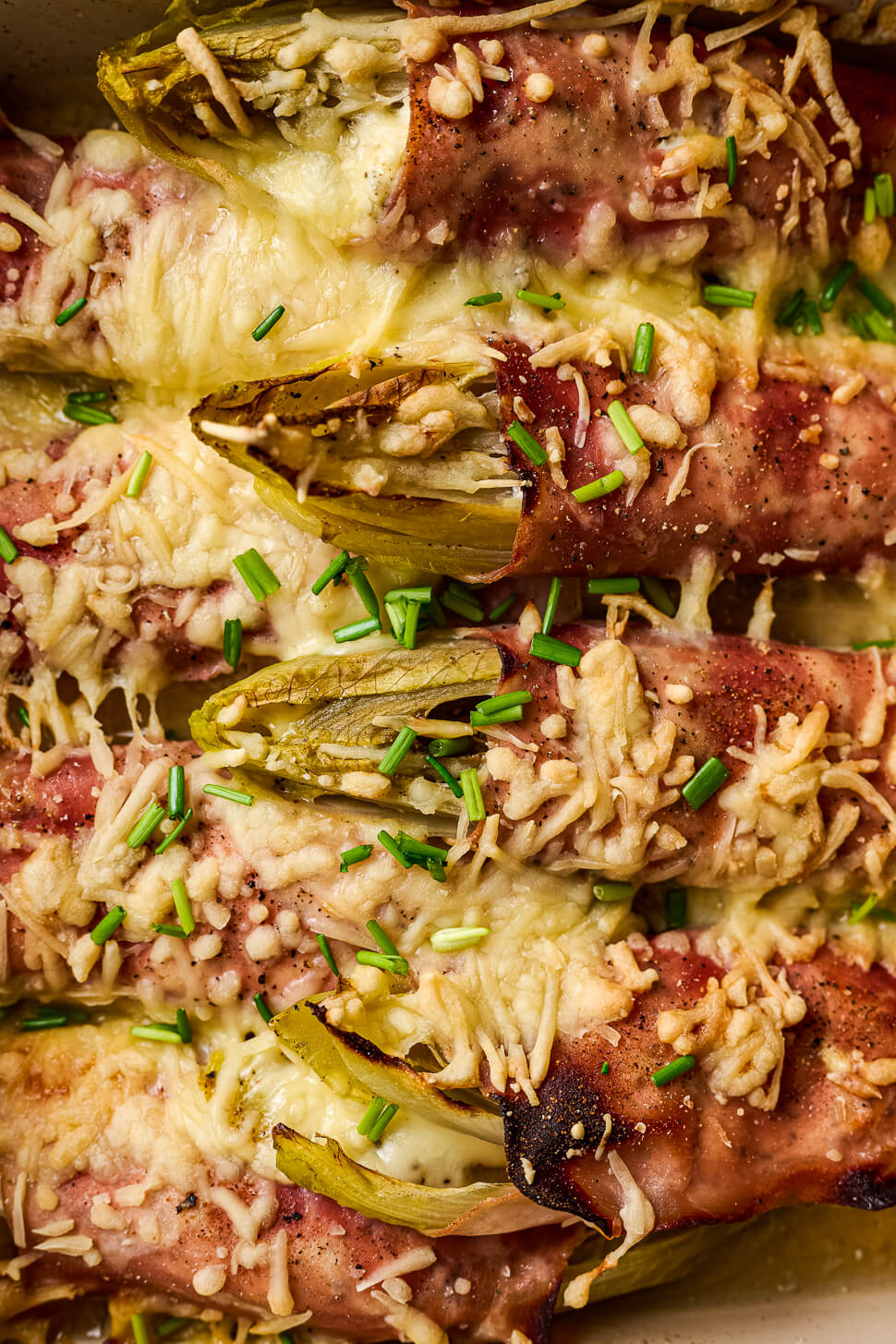 witlof met ham en kaas uit de oven