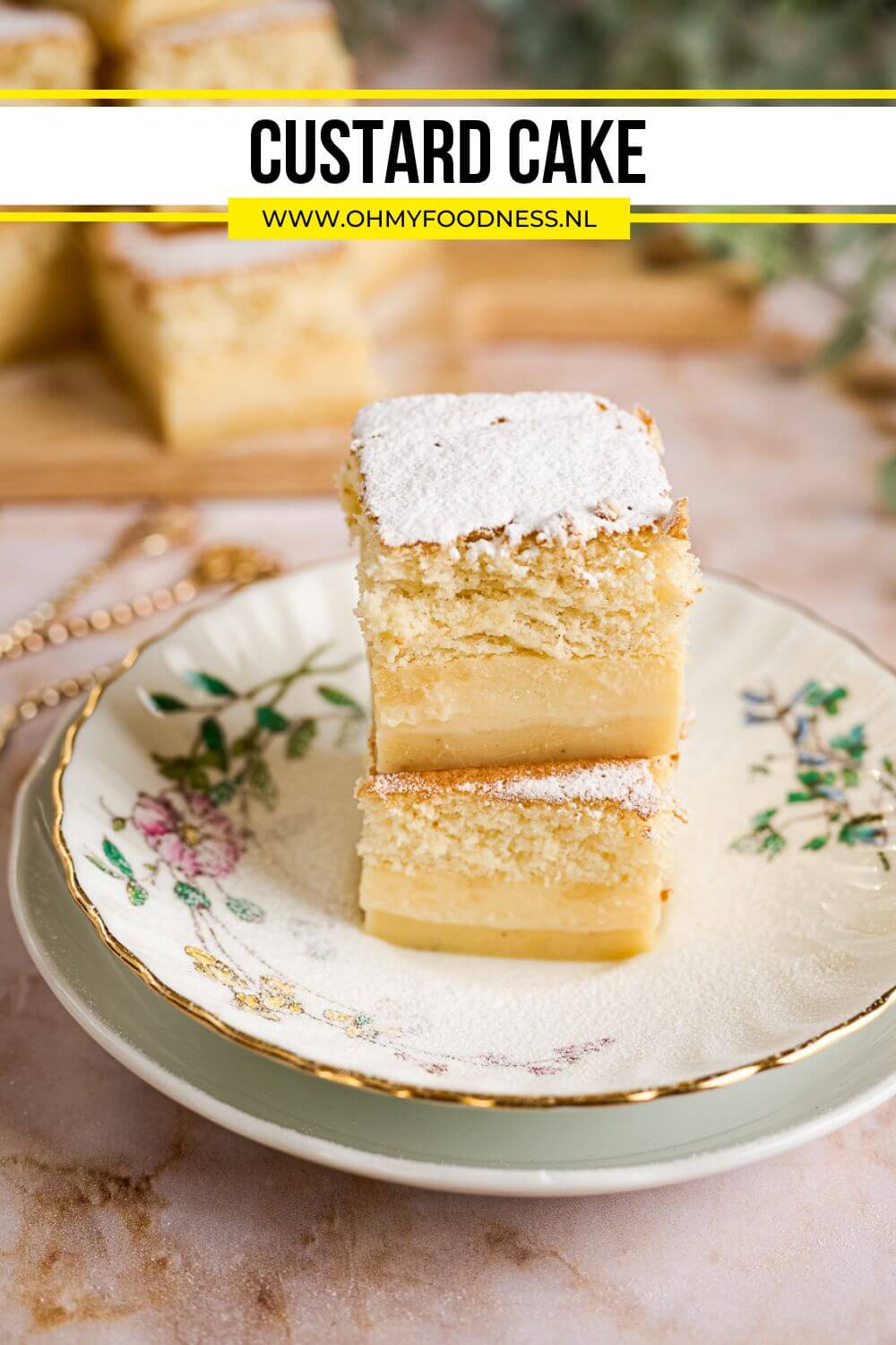 vanille custard cake