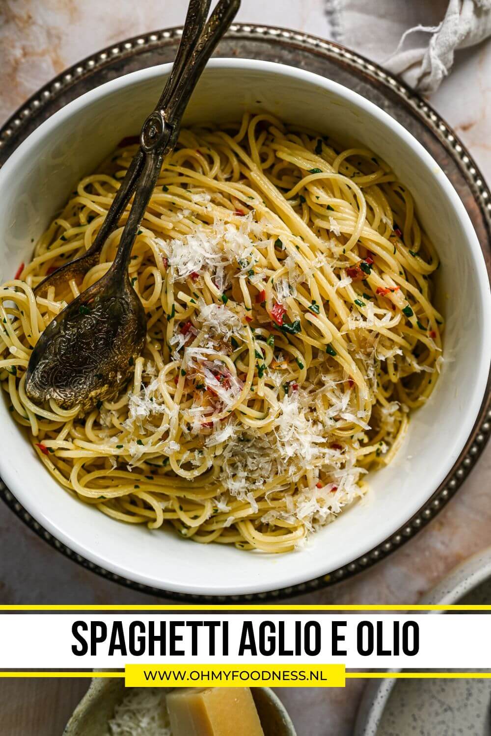 Spaghetti Aglio e Olio 6 Aglio e olio recept