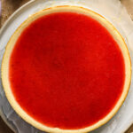 ricotta cheesecake aardbeien