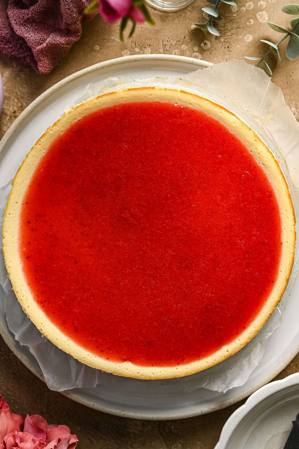 Ricotta cheesecake 4 ricotta cheesecake aardbeien
