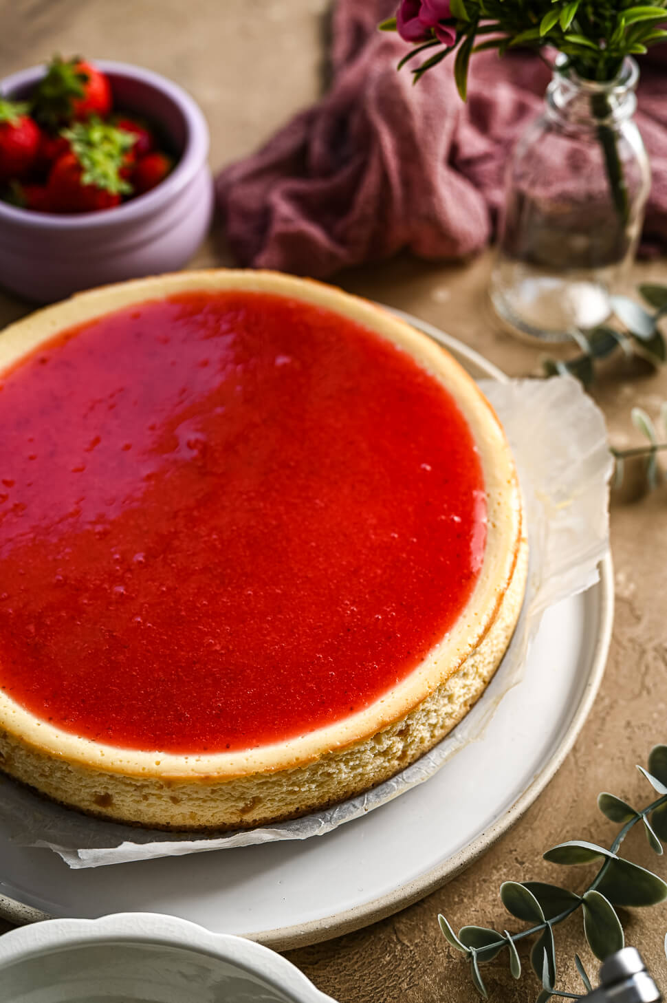 Ricotta cheesecake 3 Ricotta in cheesecake