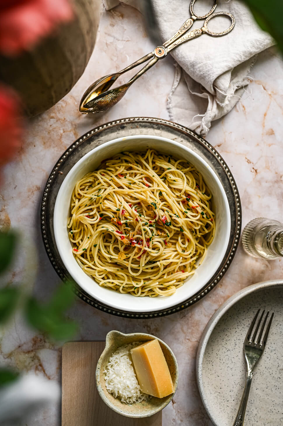 Spaghetti Aglio e Olio 2 Spaghetti aglio e olio recept