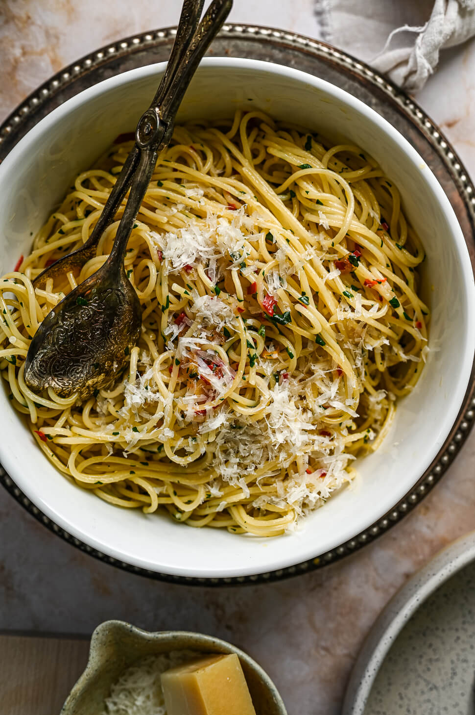 Spaghetti Aglio e Olio 5 Spaghettio aglio e olio