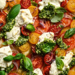 Bladerdeeg plaattaart met tomaten