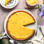 Boterkoek recept met passievrucht curd