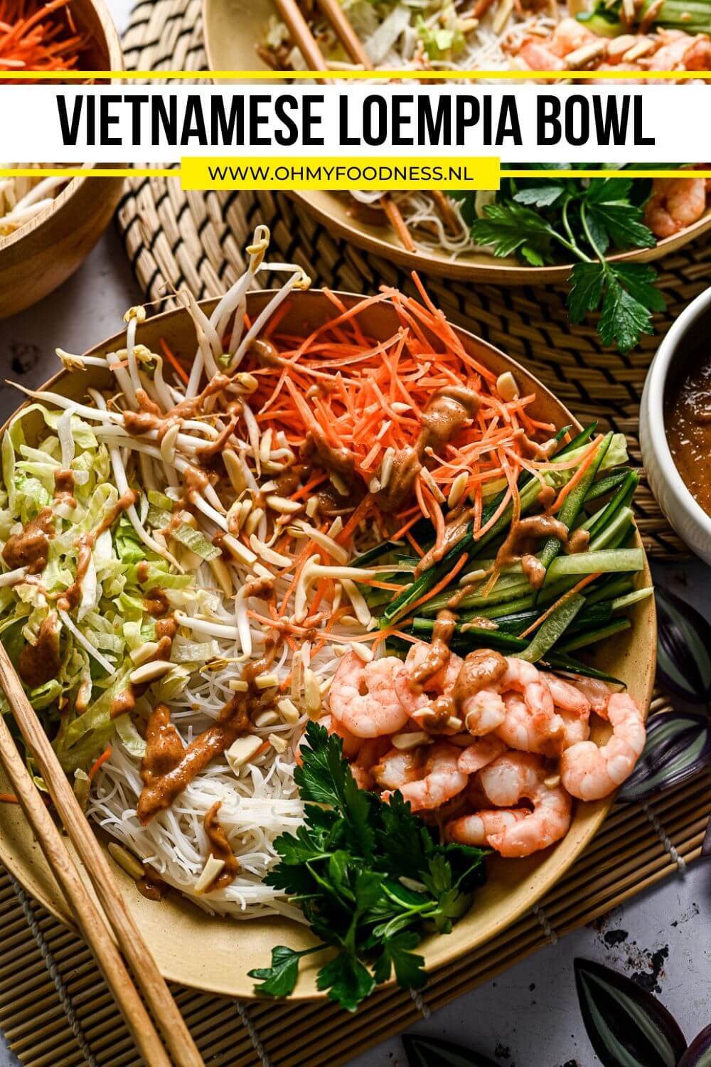 Vietnamese loempia bowl 6 Loempia bowl Vietnamees