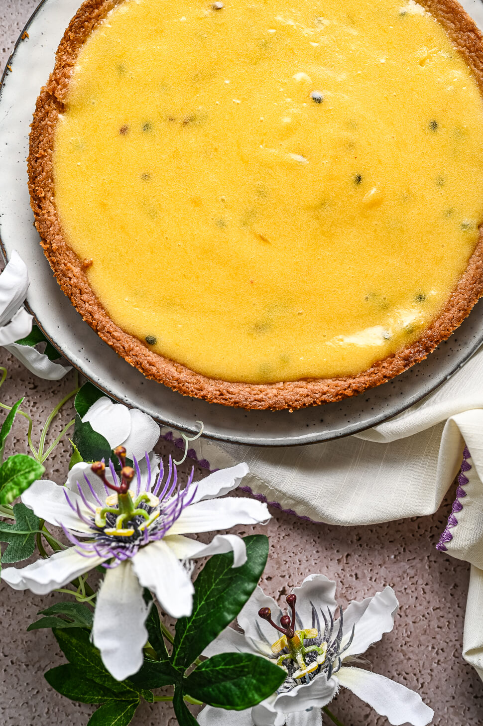 Boterkoek met passievrucht curd 5 Ouderwets boterkoek recept