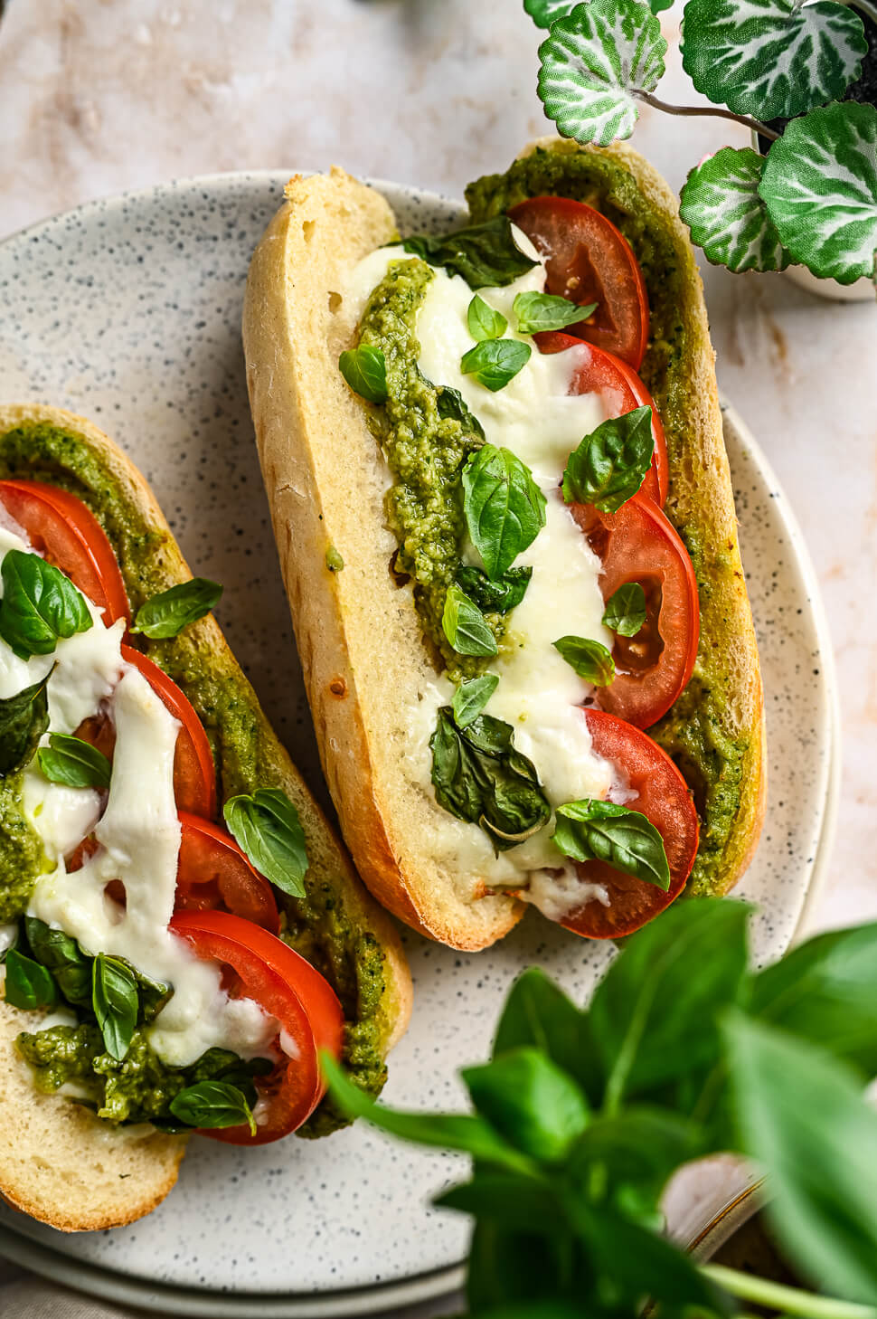 Caprese panini met avocado pesto 4 panini caprese avocado pesto