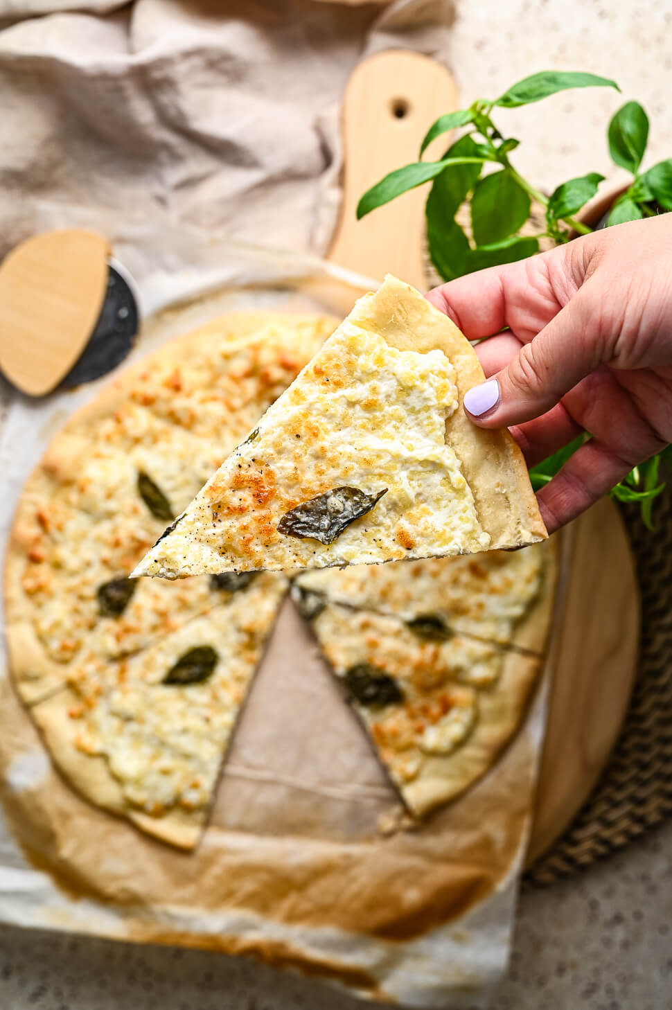 Pizza bianca