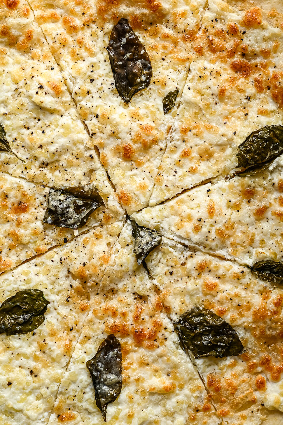 Pizza zonder tomatensaus