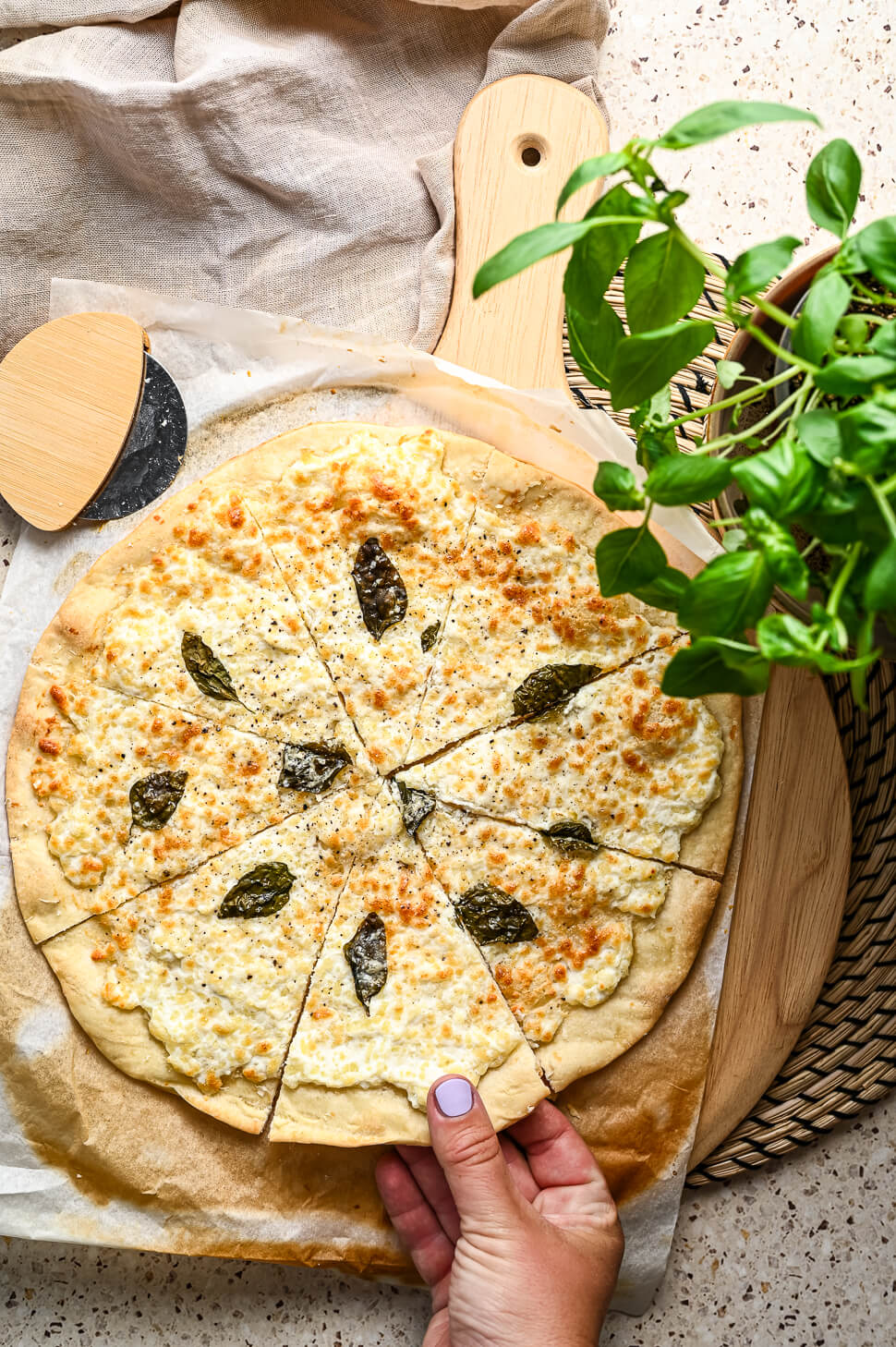 Witte pizza