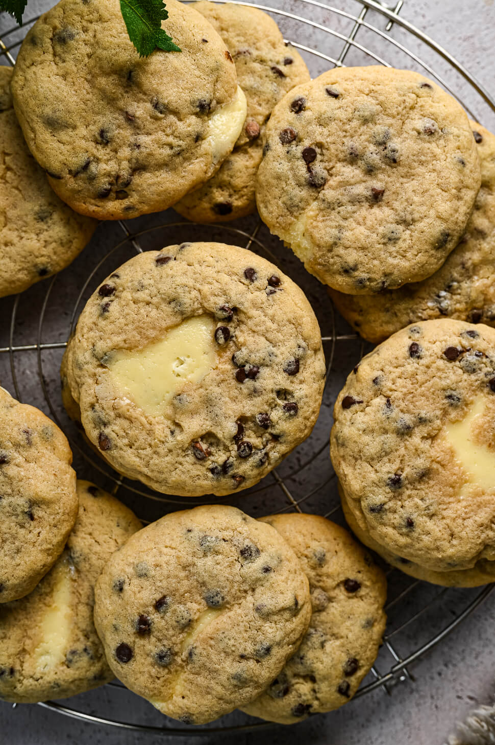 Chocolatechip cheesecake koekjes 4 Cheesecake koekjes